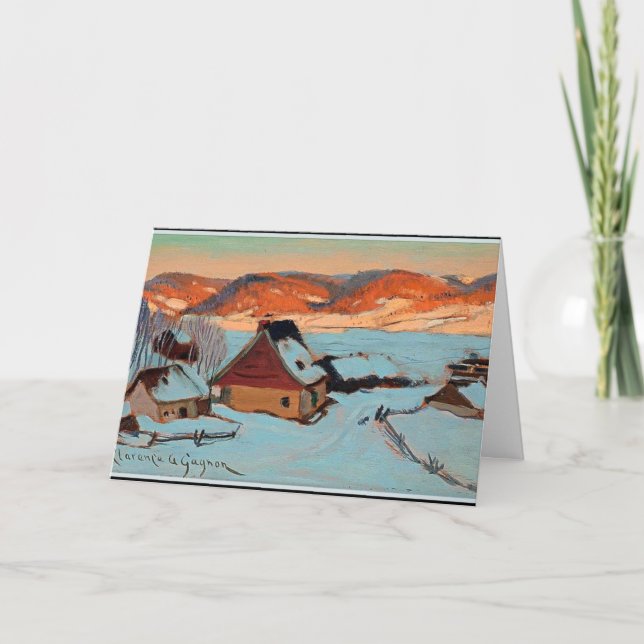 Gagnon - Twilight - Winter in Quebec Card (Front)