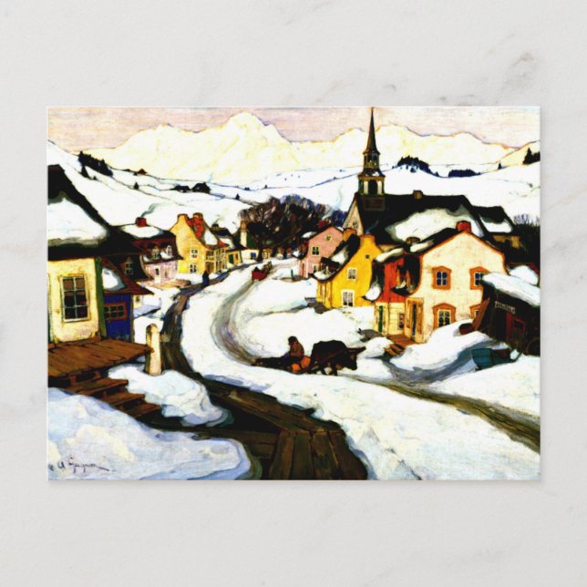Gagnon - Village in the Laurentian Mountains Postcard (Front)