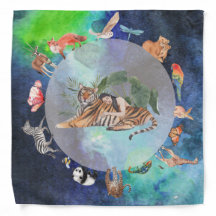 Gaia Goddess Tarot/Altar Cloche Bandana