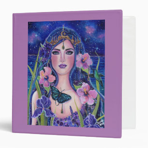 Gaia goddess with hummingbirds by Renee Lavoie Binder