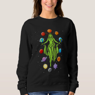 Gaia Greek Goddess Mother Earth Day Hippie Nature Sweatshirt
