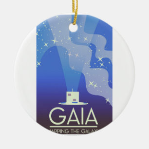 GAIA Mapping the Universe Ceramic Ornament