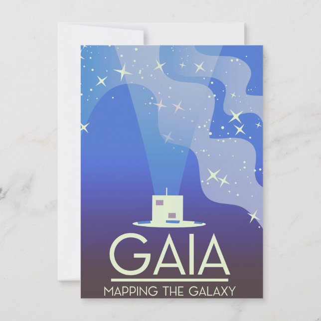 GAIA Mapping the Universe Invitation (Back)