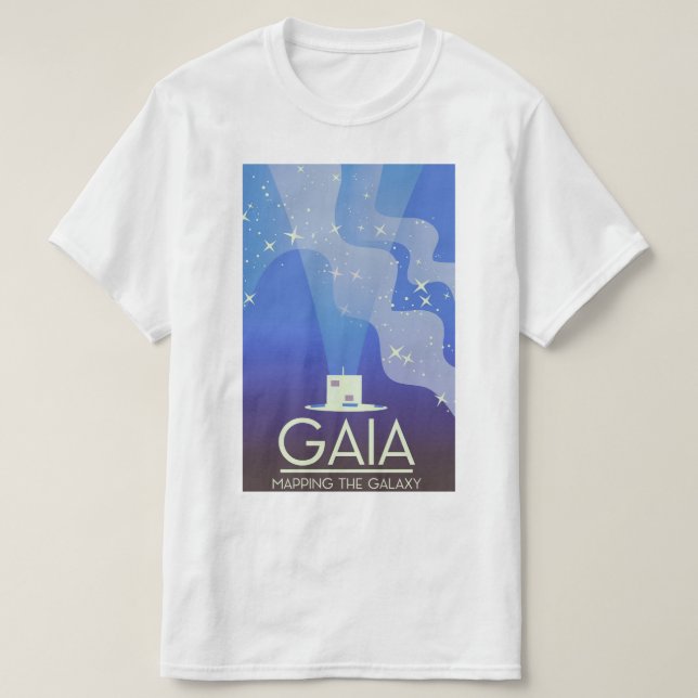 GAIA Mapping the Universe T-Shirt (Design Front)