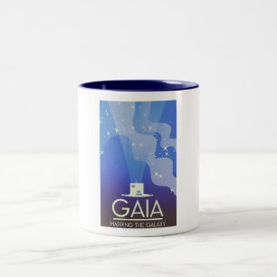 GAIA Mapping the Universe Two-Tone Coffee Mug