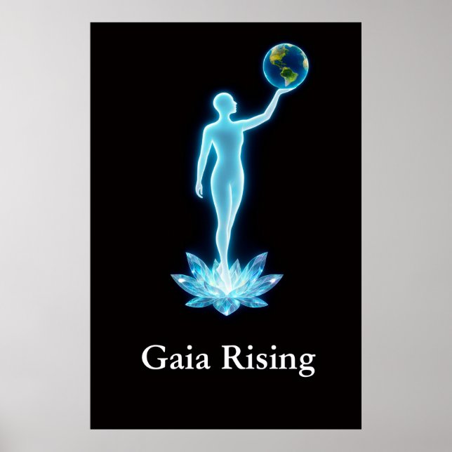 Gaia Rising Wall Art / Poster (Devant)
