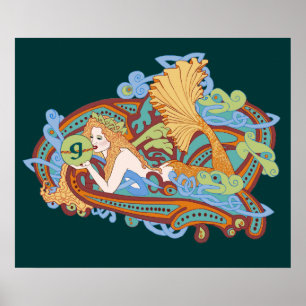 Gaia's Celtic Wave Poster