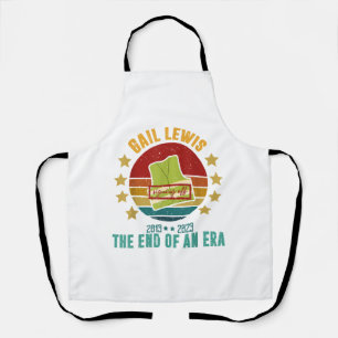 Gail Lewis, We Salute You, The End Of An Era Signi Apron