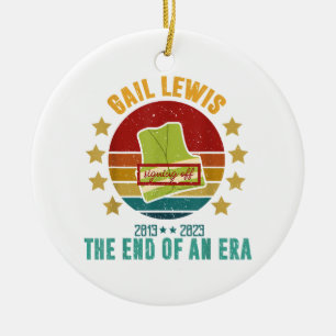 Gail Lewis, We Salute You, The End Of An Era Signi Ceramic Ornament
