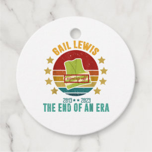 Gail Lewis, We Salute You, The End Of An Era Signi Favour Tags