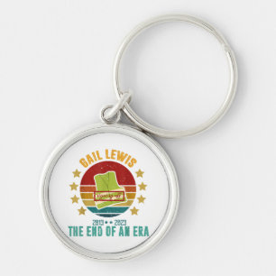 Gail Lewis, We Salute You, The End Of An Era Signi Keychain