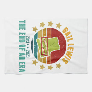 Gail Lewis, We Salute You, The End Of An Era Signi Kitchen Towel