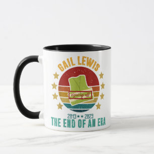 Gail Lewis, We Salute You, The End Of An Era Signi Mug