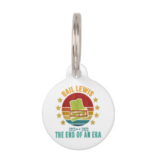Gail Lewis, We Salute You, The End Of An Era Signi Pet Tag