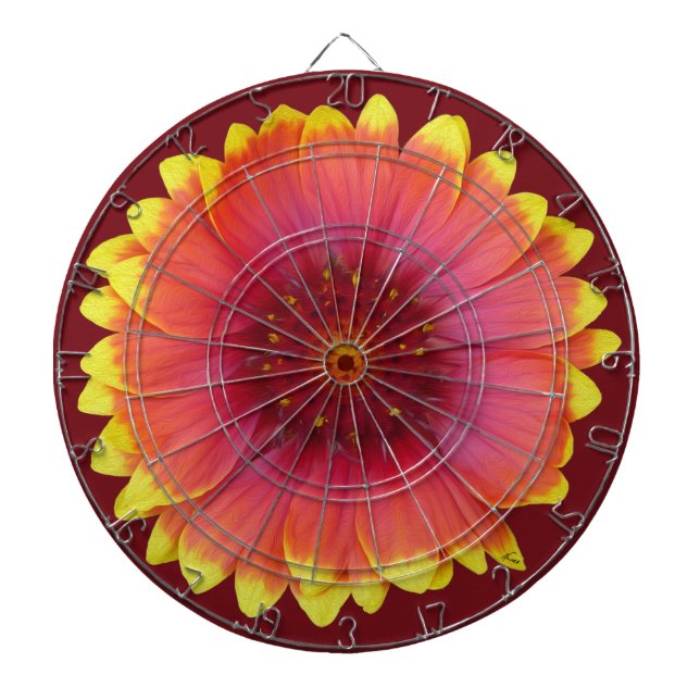 Gaillardia 1 dartboard (Front)