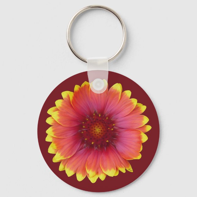 Gaillardia 1 keychain (Front)