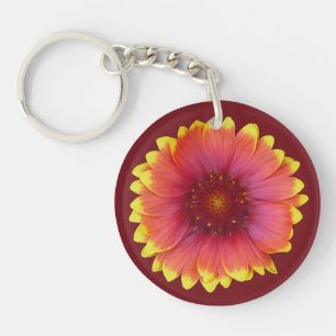 Gaillardia 1 keychain