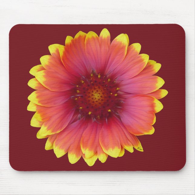 Gaillardia 1 mouse pad (Front)