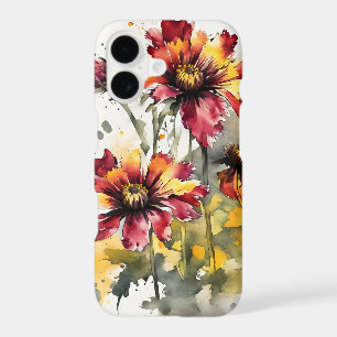 Gaillardia - Fleurs aquarelles