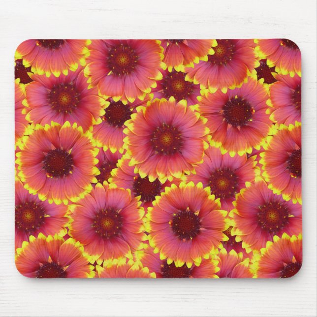 Gaillardia Seamless Pattern Mouse Pad (Front)