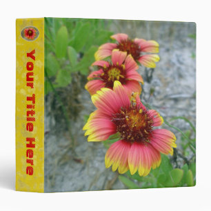 Gaillardia Wildflower (Blanket Flower) Binder