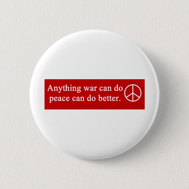 gail's peace design 2 inch round button (Front)