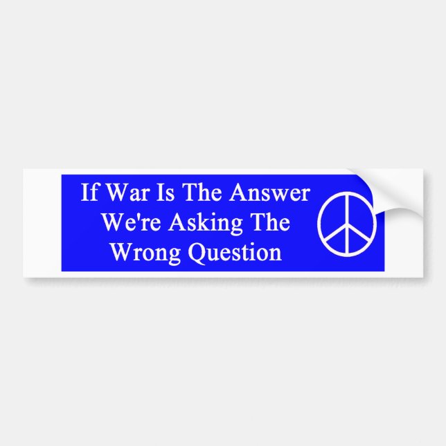 gail's peace design bumper sticker (Front)