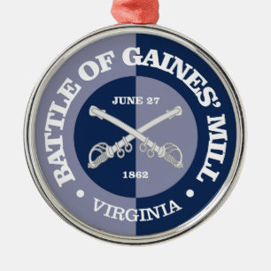 Gaines' Mill (B&G) Metal Ornament