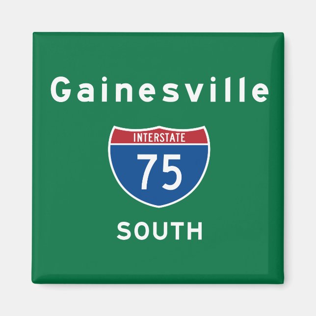 Gainesville 75 magnet (Front)