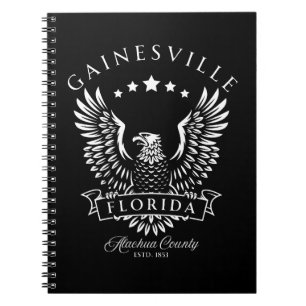 Gainesville Alachua County Florida Vintage Eagle Notebook