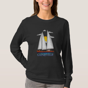 Gainesville Coastal Nautical Sailing Sailor Design T-Shirt