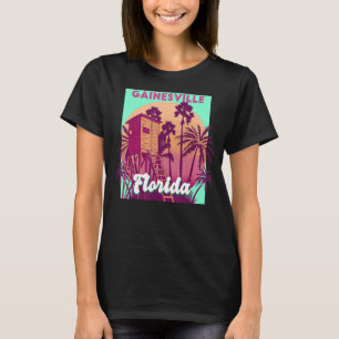 Gainesville FL Florida vintage retro ocean scene b T-Shirt