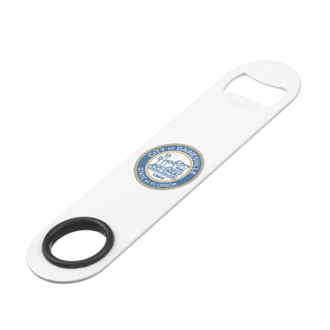 Gainesville (Florida) City flag  Bar Key (Front Angled)