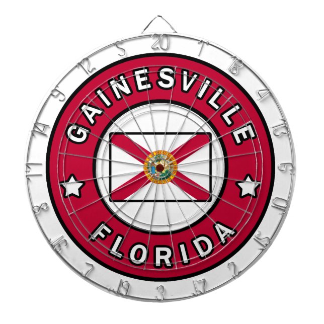 Gainesville Florida Dartboard (Front)
