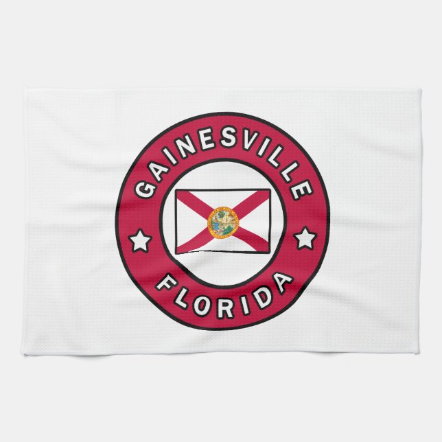 Gainesville Florida Kitchen Towel (Horizontal)
