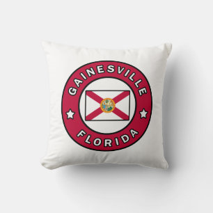 Gainesville Florida Throw Pillow