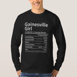 Gainesville Girl Fl Florida Funny City Home Roots  T-Shirt