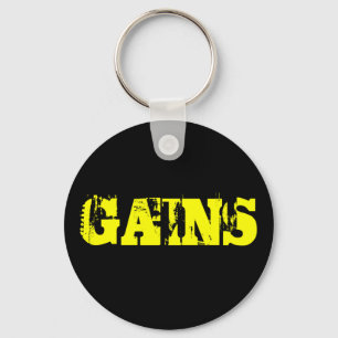 Gains Gym  Keychain