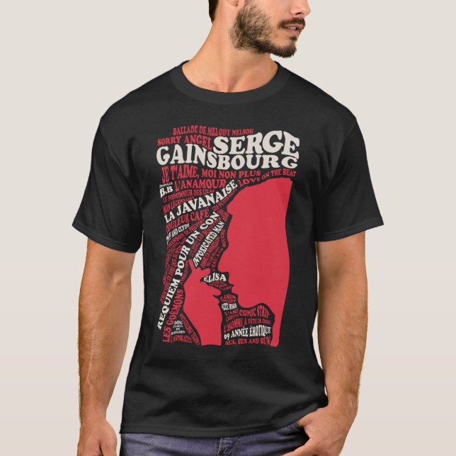 Gainsbourg - discographie T-Shirt (Front)