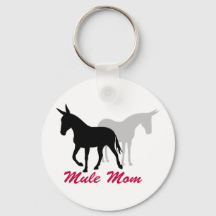 Gaited Mule Mom Keychain