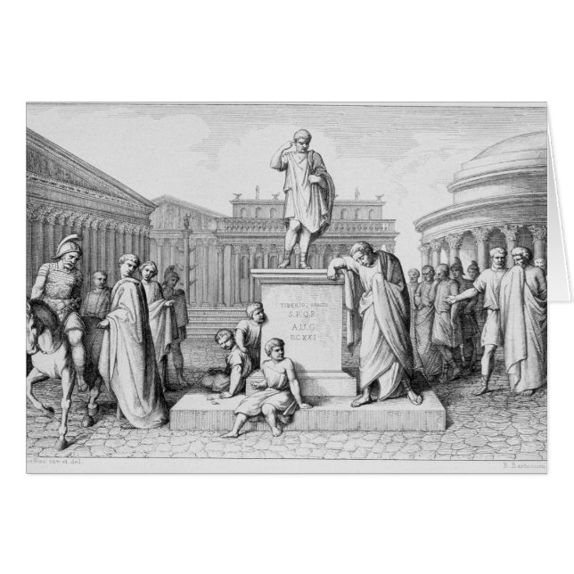 Gaius Gracchus pleurant devant son père (Devant horizontal)