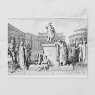Gaius Gracchus Weeping Before his Father's Postcard