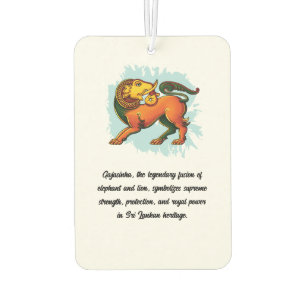 Gajasinha – Mythical Guardian of Strength Air Freshener