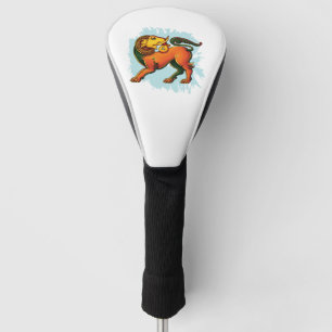 Gajasinha – Mythical Guardian of Strength Golf Head Cover
