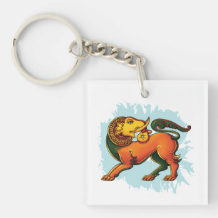 Gajasinha – Mythical Guardian of Strength Keychain