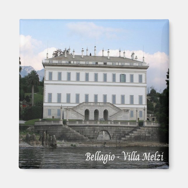 GAL008 BELLAGIO, Lake Como, Italy, Fridge Magnet (Front)