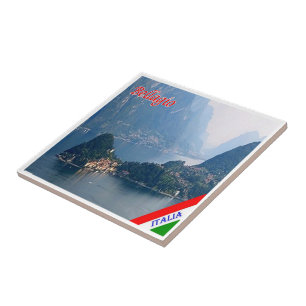 GAL015 BELLAGIO, Lake Como, Italy, Tile