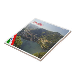 GAL029 CERNOBBIO, Lake Como, Italy, Tile