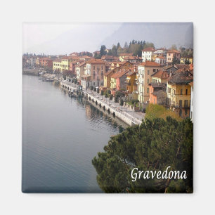 GAL044 GRAVEDONA - Lake Como - Italy - Fridge Magnet