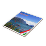 GAL061 LAKE COMO, View, Italy, Tile<br><div class="desc">Here you will find the souvenir of your vacation. (GAL061 LAKE COMO,  View,  Italy ceramic tile). Amaze friends and relatives with the unique souvenirs from your great trip. Try us. #LeoPepeDesign - como lake view,  europe italy lombardy,  leopepedesign,  travel trip photo tourism,  gift souvenir gadget ceramic tile.</div>